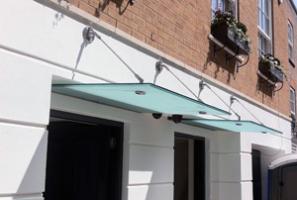 Glass Canopy installtion in Kensignton 
